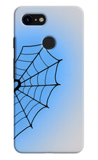 Blue Web Google Pixel 3 Hard Case Back Cover by Casekaro