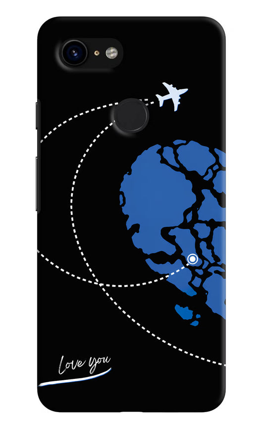 Love Orbit Google Pixel 3 Hard Case Back Cover by Casekaro