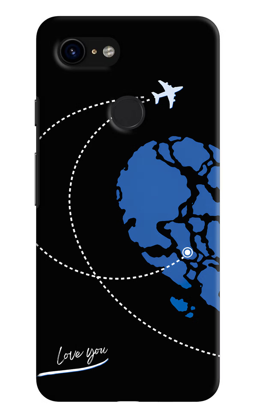 Love Orbit Google Pixel 3 Back Cover, Hard case