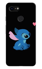 Stitch Crush Google Pixel 3 Hard Case Back Cover by Casekaro
