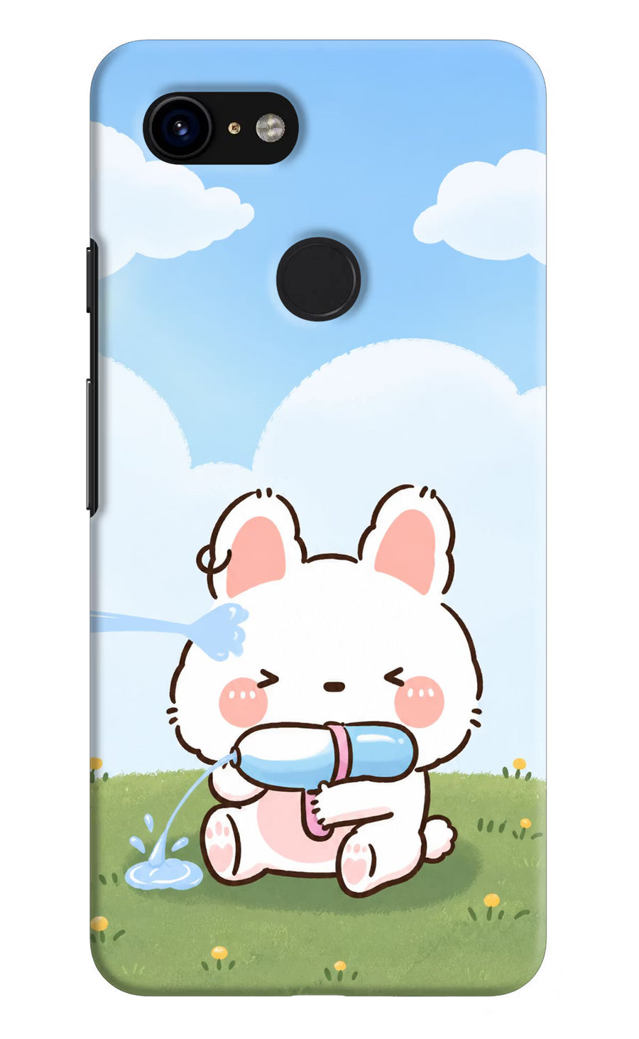 Bunny Treat Google Pixel 3 Back Cover, Hard case