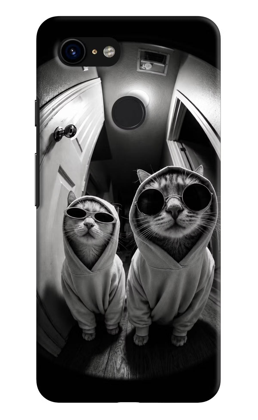 Hood Cats Google Pixel 3 Back Cover, Hard case