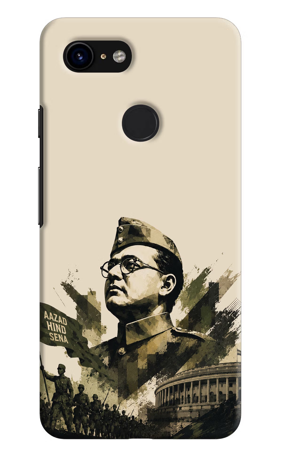 Netaji Rising Google Pixel 3 Back Cover