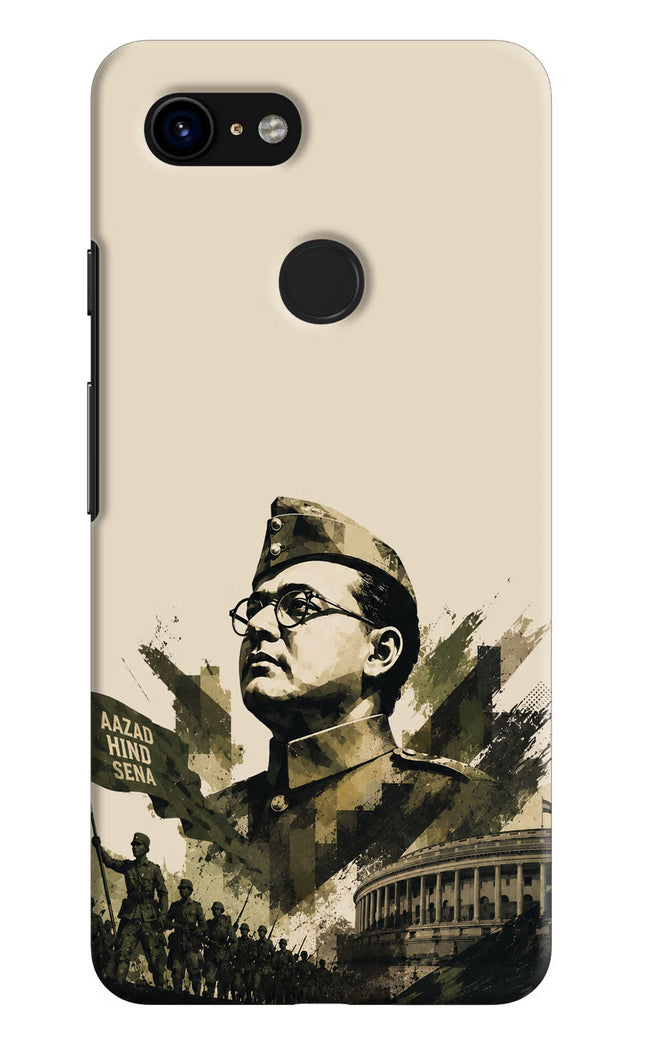 Netaji Rising Google Pixel 3 Hard Case Back Cover by Casekaro