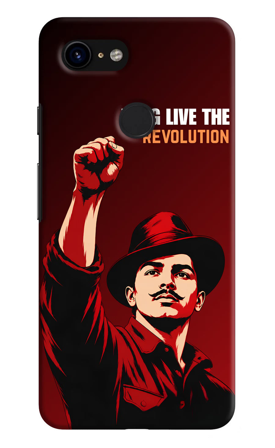 Bhagat Singh Revolution Google Pixel 3 Back Cover, Hard case