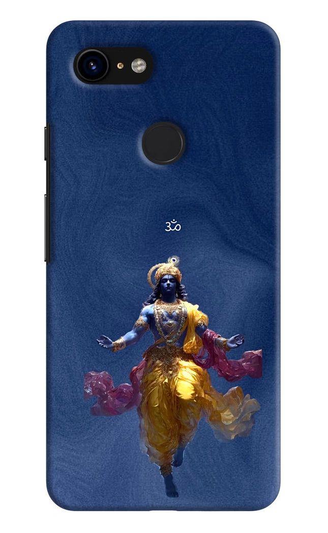 Cosmic Krishna Google Pixel 3 Hard Case Back Cover by Casekaro