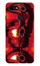 Fire Eye Google Pixel 3 Hard Case Back Cover by Casekaro