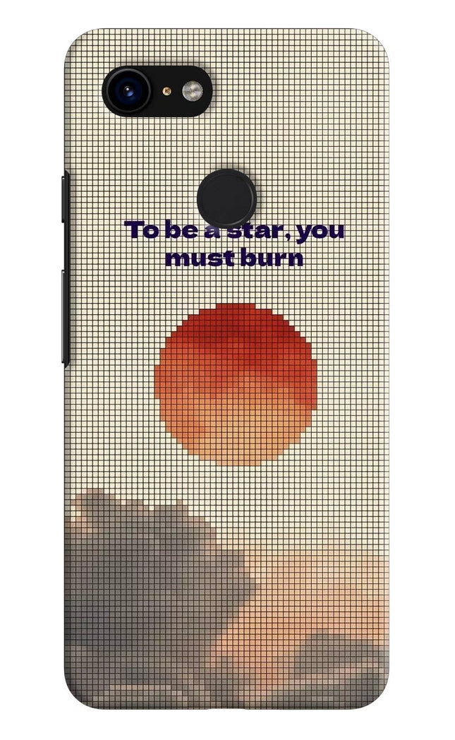 Pixel Sun Google Pixel 3 Hard Case Back Cover by Casekaro