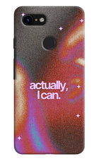 Pink Aura Google Pixel 3 Hard Case Back Cover by Casekaro