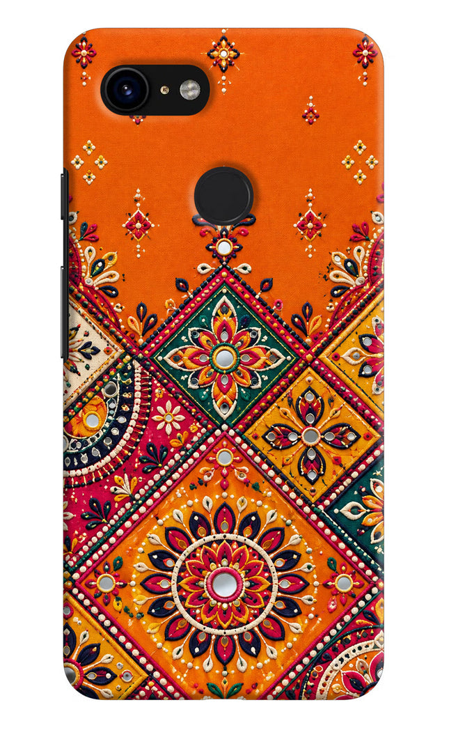 Kutch Glow Google Pixel 3 Hard Case Back Cover by Casekaro