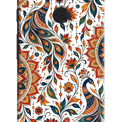 White Mayura Google Pixel 3 Back Cover