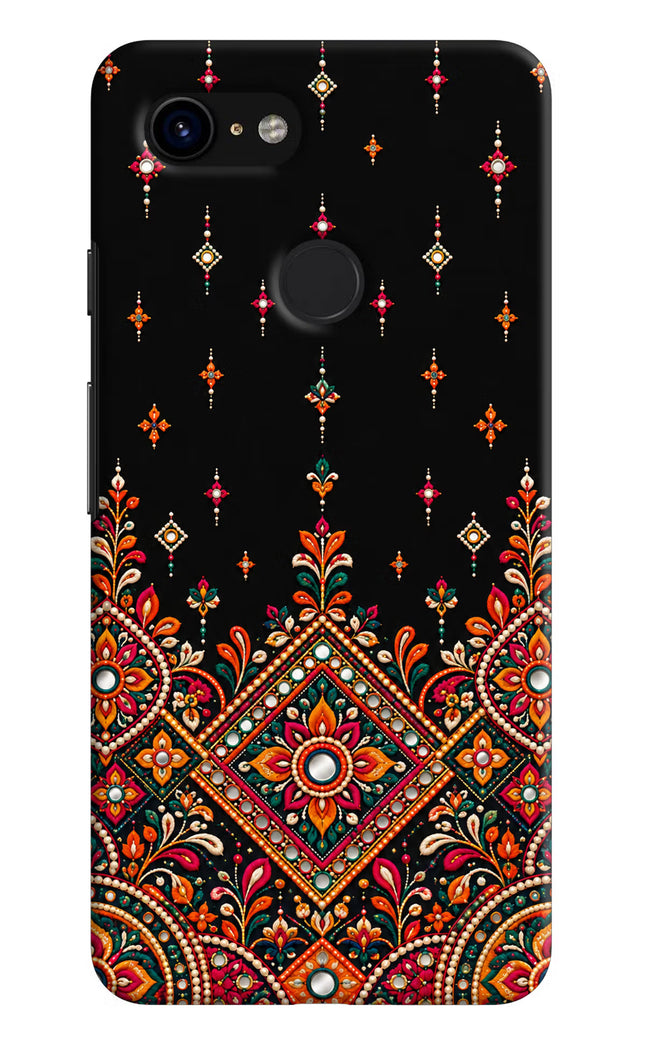 Noir Mehfil Google Pixel 3 Hard Case Back Cover by Casekaro