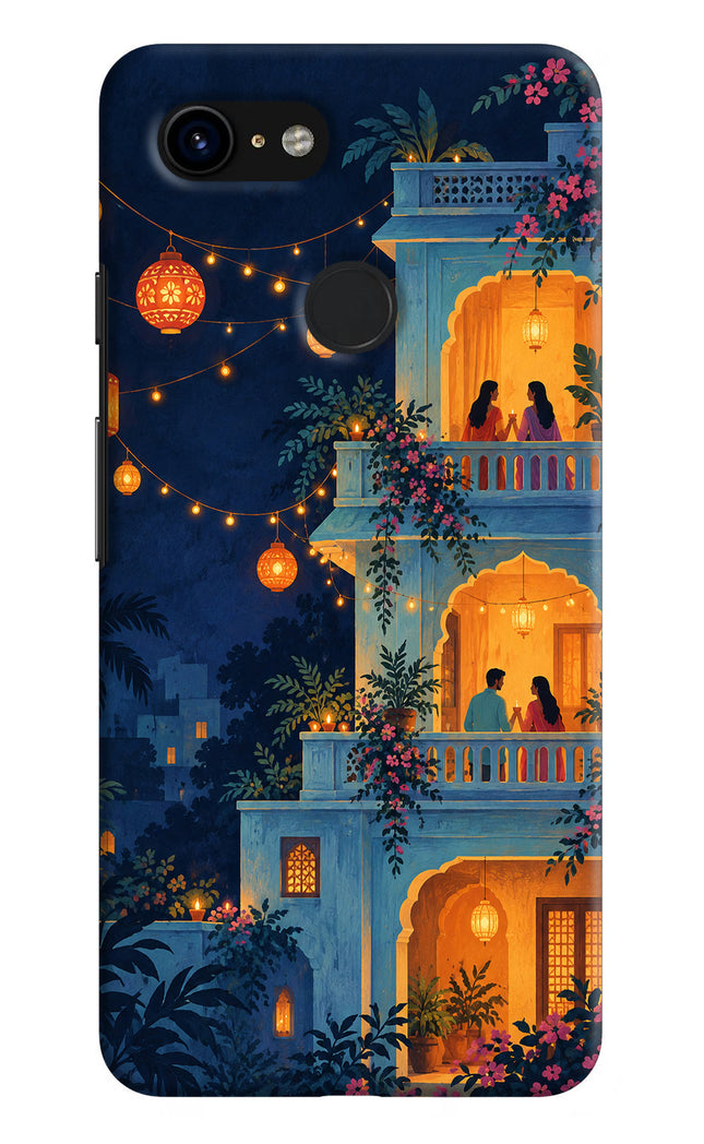 Balcony Glow Google Pixel 3 Hard Case Back Cover by Casekaro