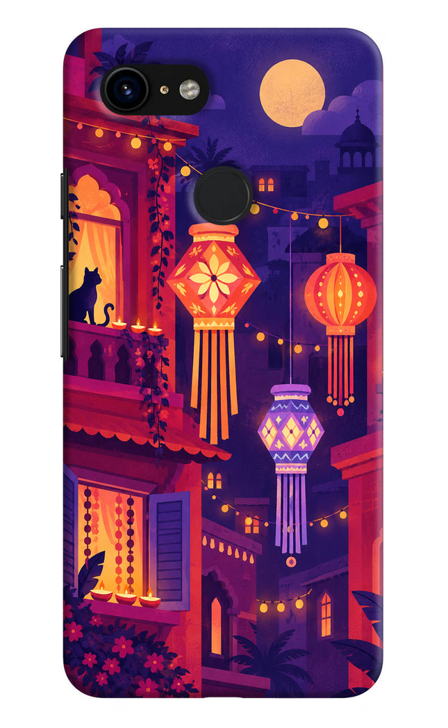 Lantern Lane Google Pixel 3 Hard Case Back Cover by Casekaro