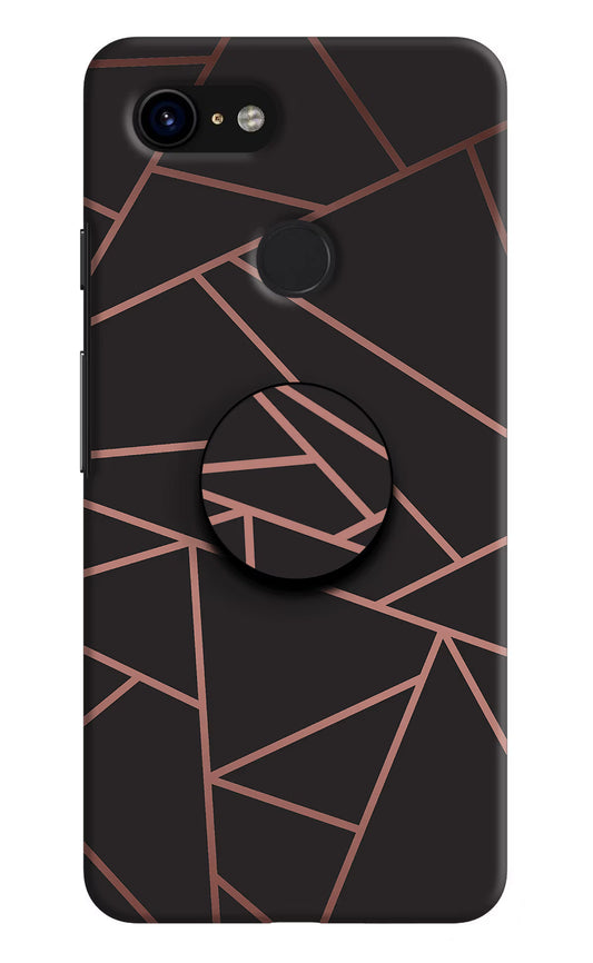 Geometric Pattern Google Pixel 3 Pop Case by Casekaro