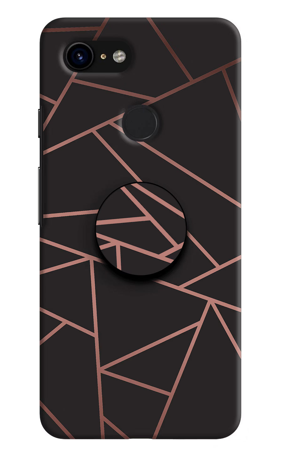 Geometric Pattern Google Pixel 3 Pop Case, Hard case