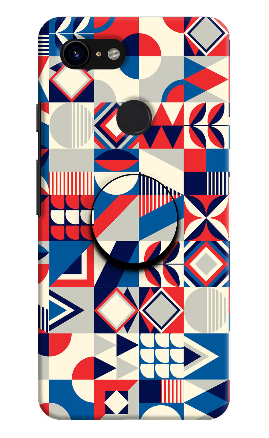Colorful Pattern Google Pixel 3 Pop Case, Hard case