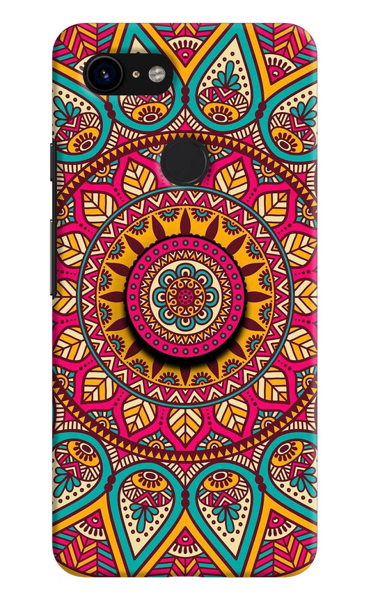 Mandala Google Pixel 3 Pop Case by Casekaro