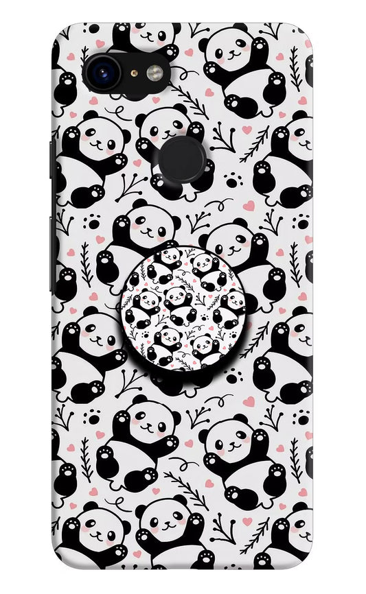Cute Panda Google Pixel 3 Pop Case by Casekaro