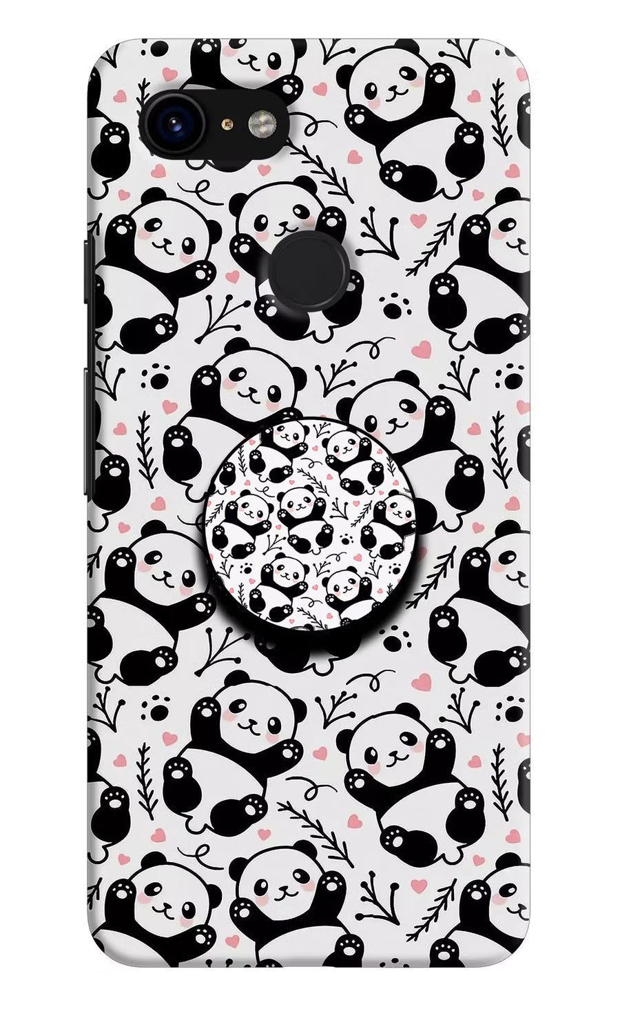 Cute Panda Google Pixel 3 Pop Case, Hard case