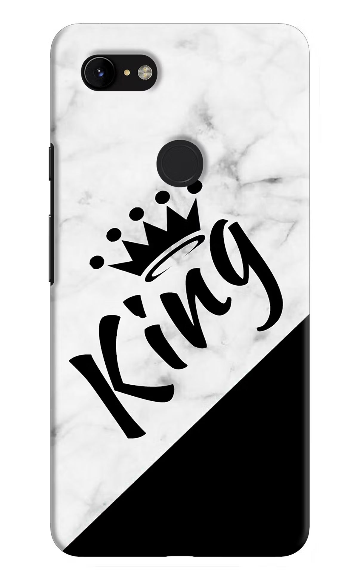 King Google Pixel 3 XL Hard Case Back Cover by Casekaro