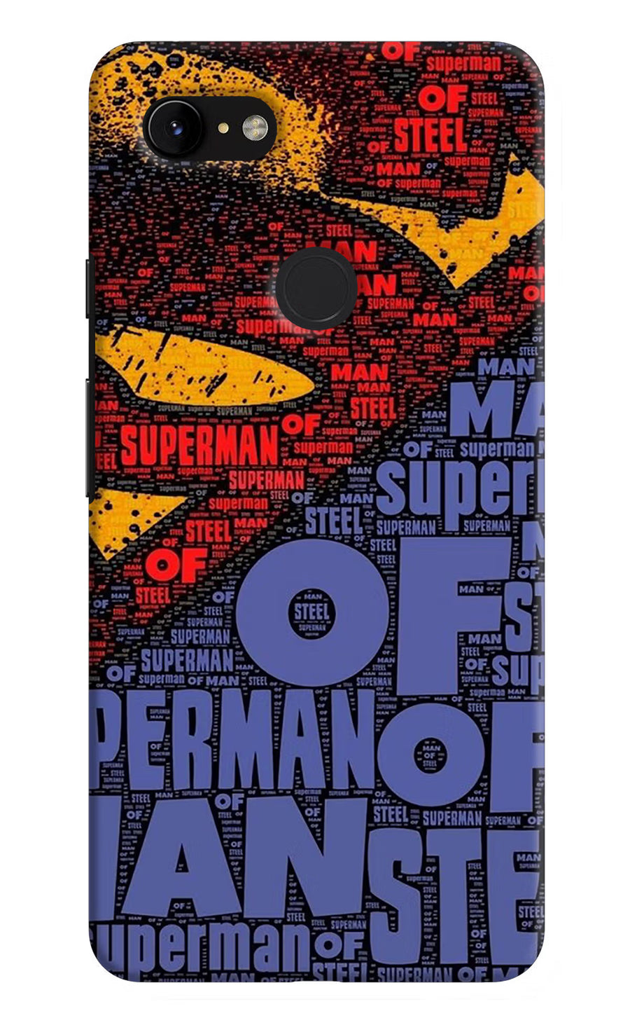 Superman Google Pixel 3 XL Back Cover, Hard case