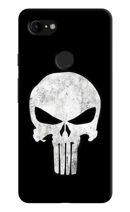 Punisher Skull Google Pixel 3 XL Hard Case Back Cover by Casekaro