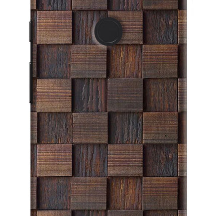 Wooden Cube Design Google Pixel 3 XL Hard Case Back Cover by Casekaro