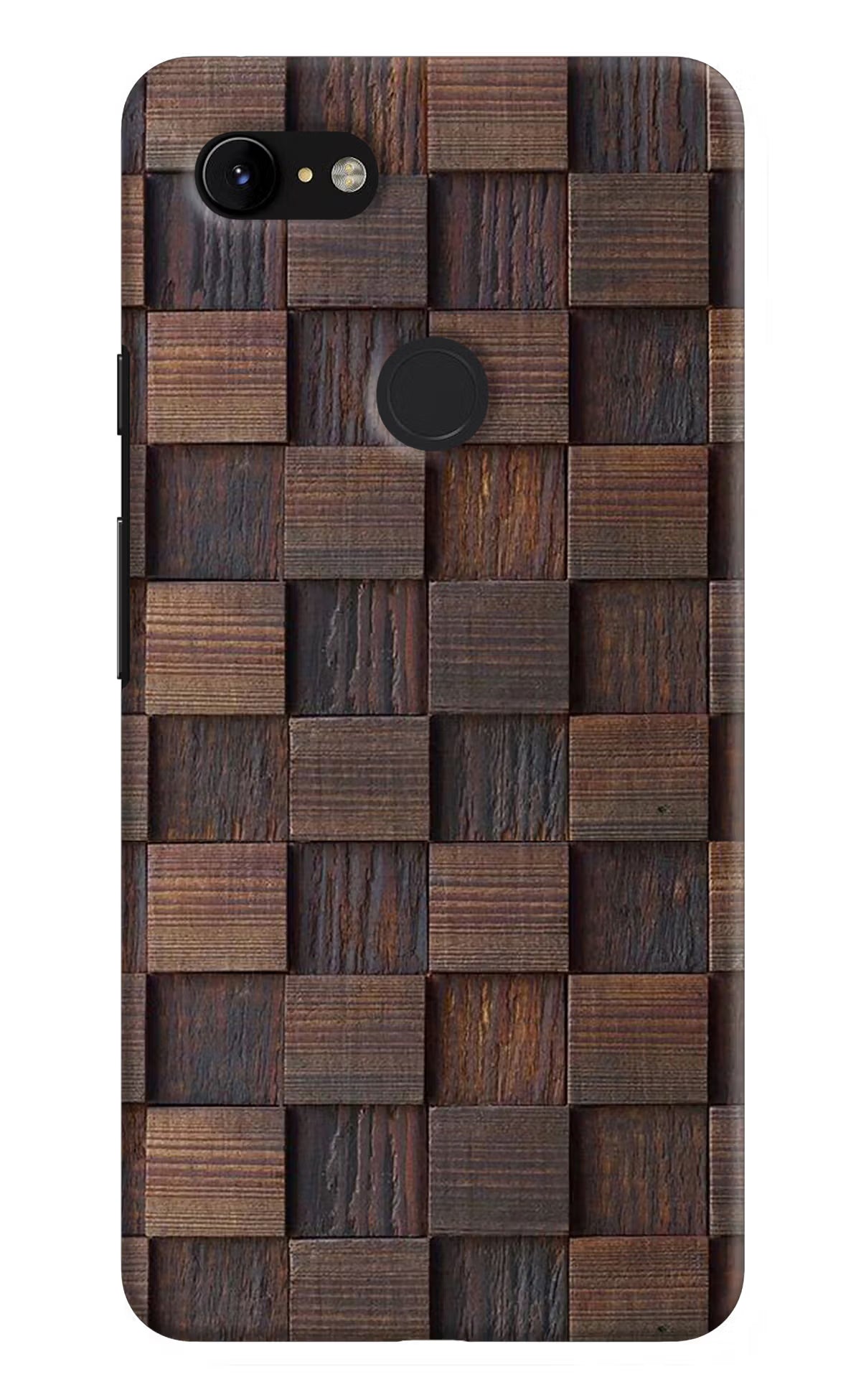 Wooden Cube Design Google Pixel 3 XL Hard Case Back Cover by Casekaro
