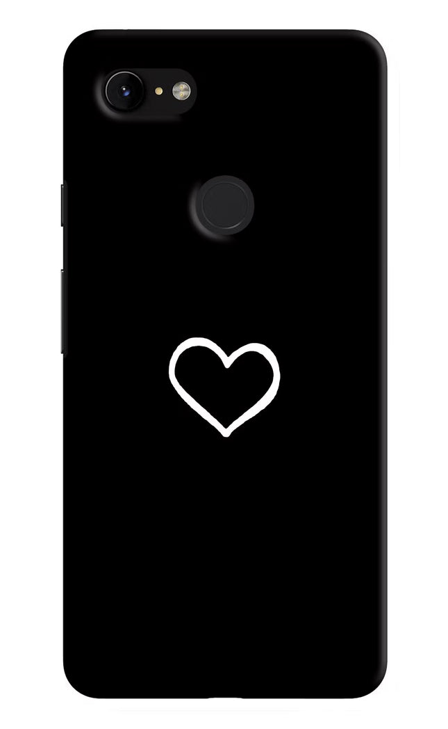 Heart Google Pixel 3 XL Hard Case Back Cover by Casekaro