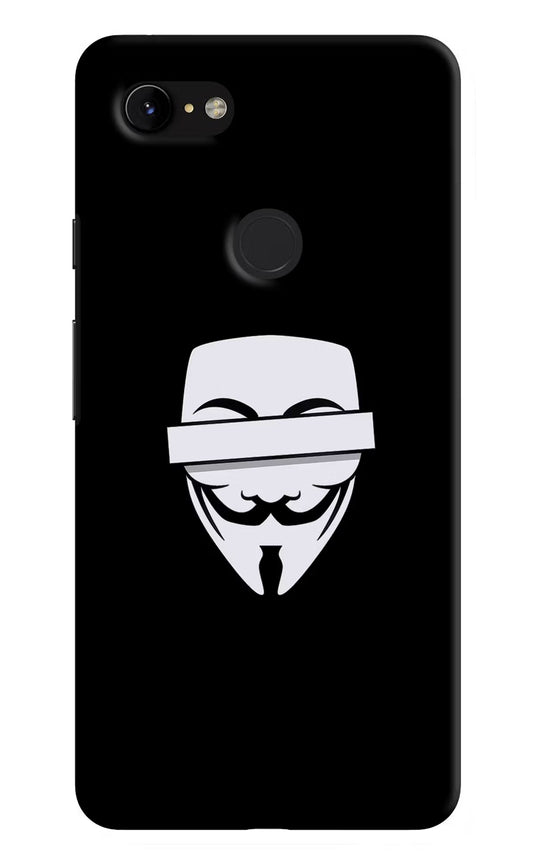 Anonymous Face Google Pixel 3 XL Hard Case Back Cover by Casekaro