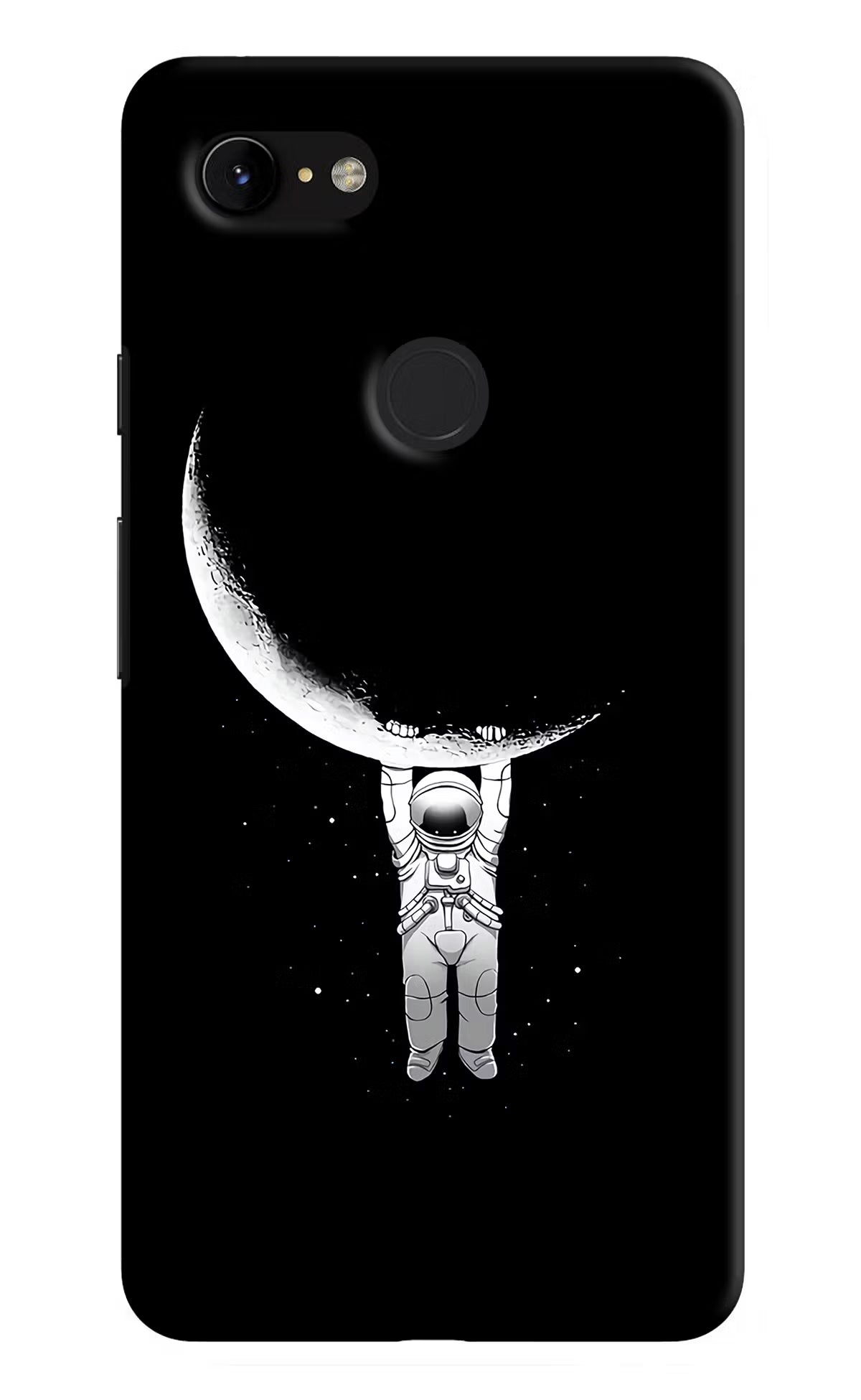 Moon Space Google Pixel 3 XL Hard Case Back Cover by Casekaro