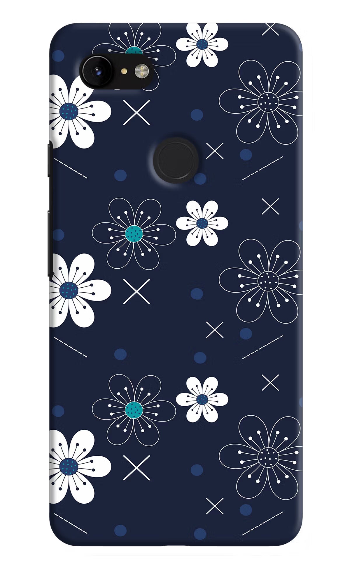 Flowers Google Pixel 3 XL Hard Case Back Cover by Casekaro