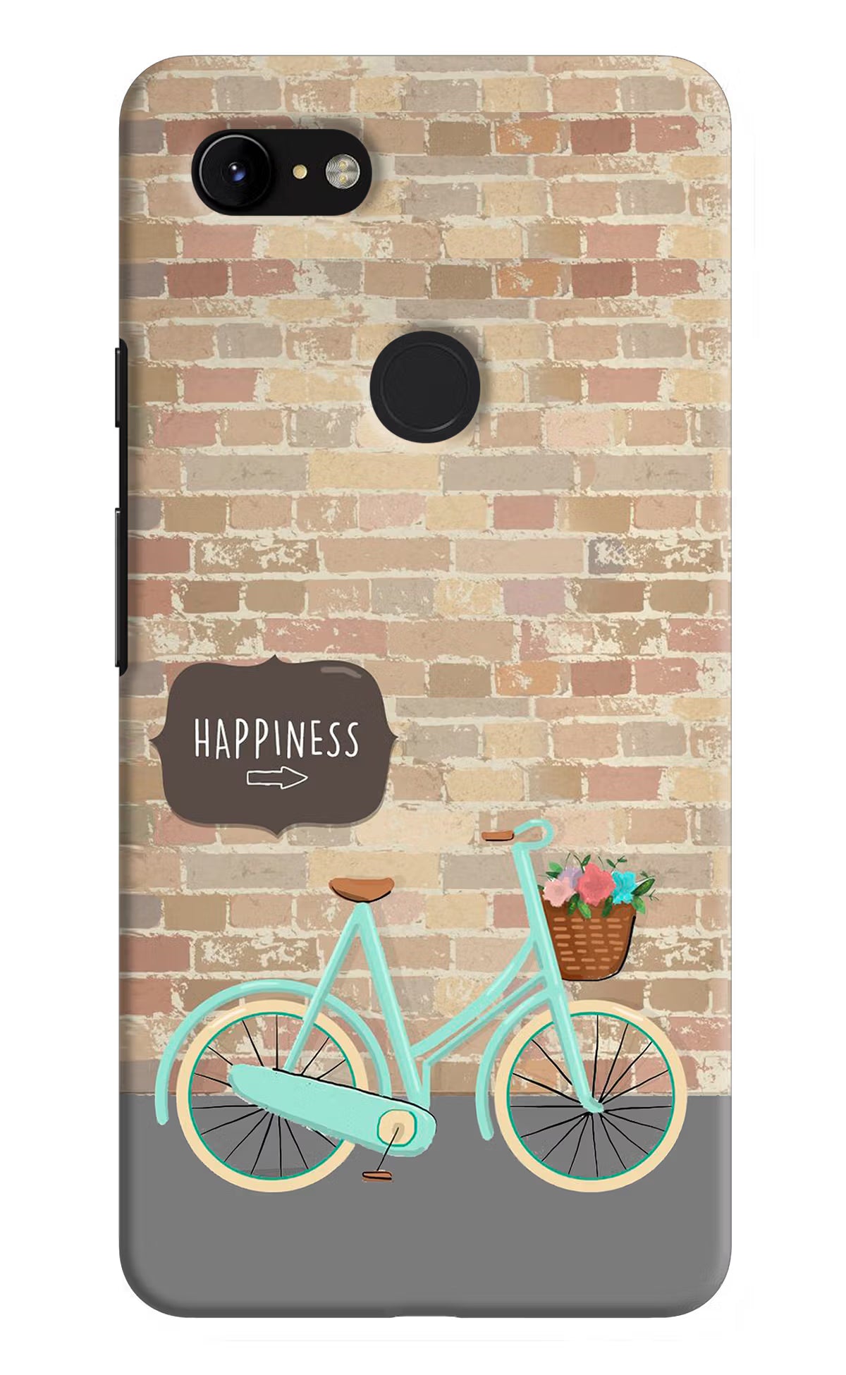 Happiness Artwork Google Pixel 3 XL Hard Case Back Cover by Casekaro