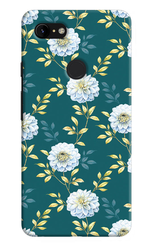 Flowers Google Pixel 3 XL Hard Case Back Cover by Casekaro