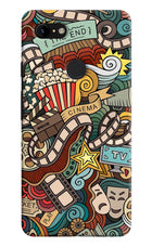 Cinema Abstract Google Pixel 3 XL Hard Case Back Cover by Casekaro
