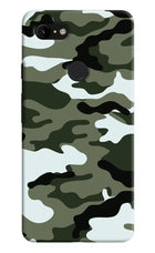Camouflage Google Pixel 3 XL Hard Case Back Cover by Casekaro