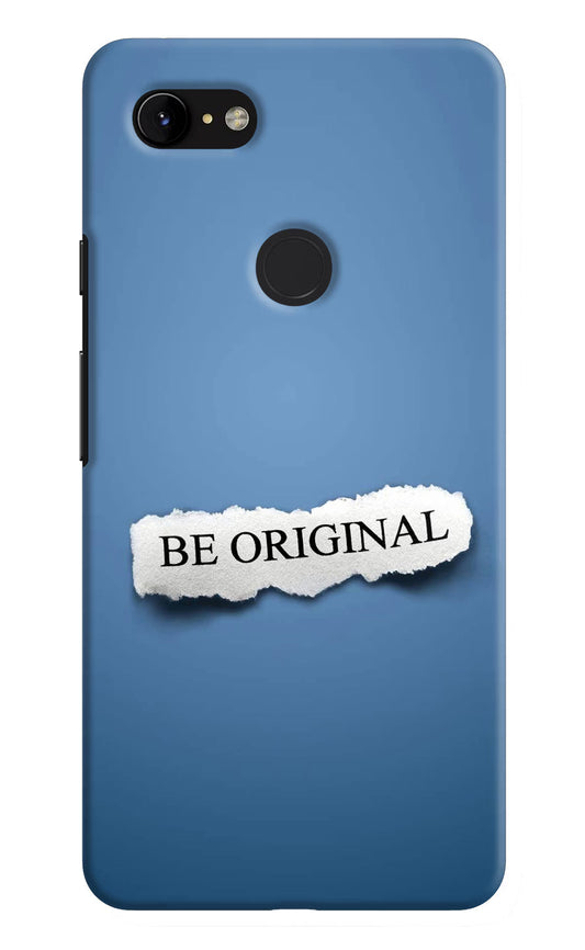 Be Original Google Pixel 3 XL Hard Case Back Cover by Casekaro