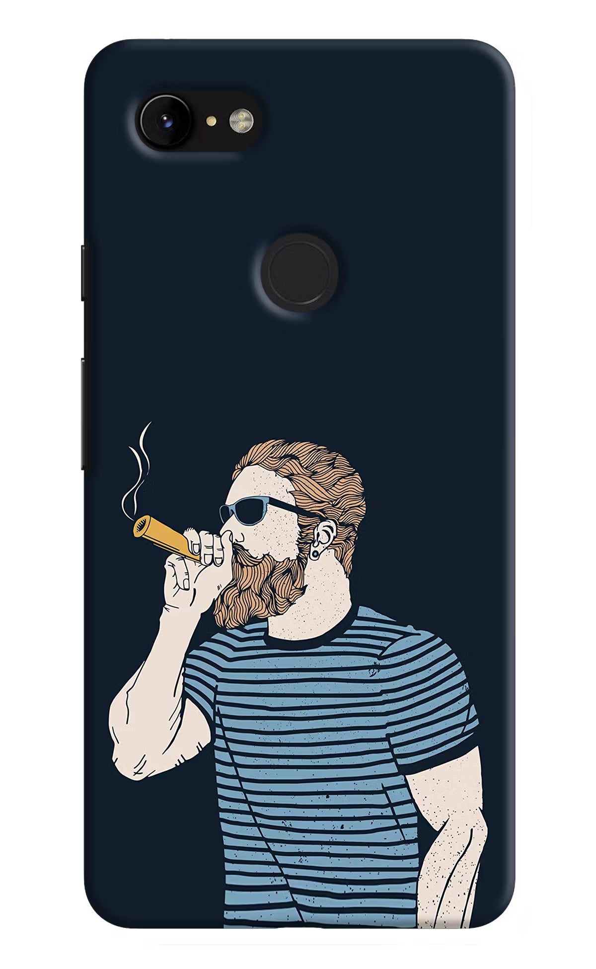 Smoking Google Pixel 3 XL Hard Case Back Cover by Casekaro
