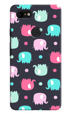 Elephants Google Pixel 3 XL Hard Case Back Cover by Casekaro