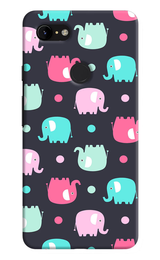 Elephants Google Pixel 3 XL Hard Case Back Cover by Casekaro