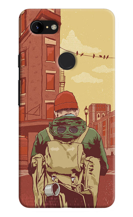 Adventurous Google Pixel 3 XL Hard Case Back Cover by Casekaro