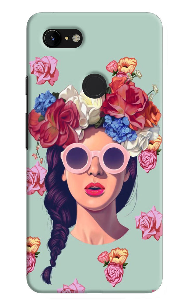 Pretty Girl Google Pixel 3 XL Hard Case Back Cover by Casekaro