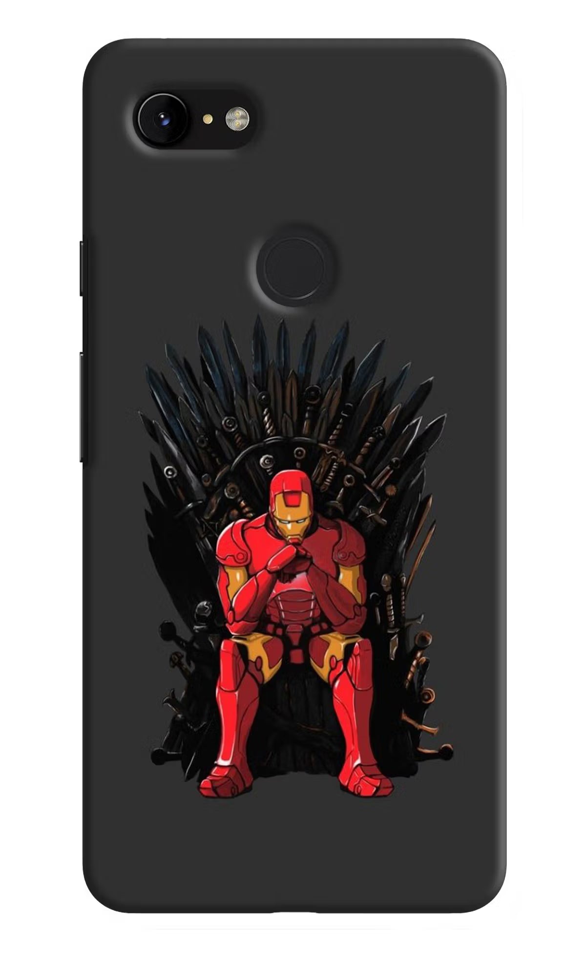 Ironman Throne Google Pixel 3 XL Hard Case Back Cover by Casekaro