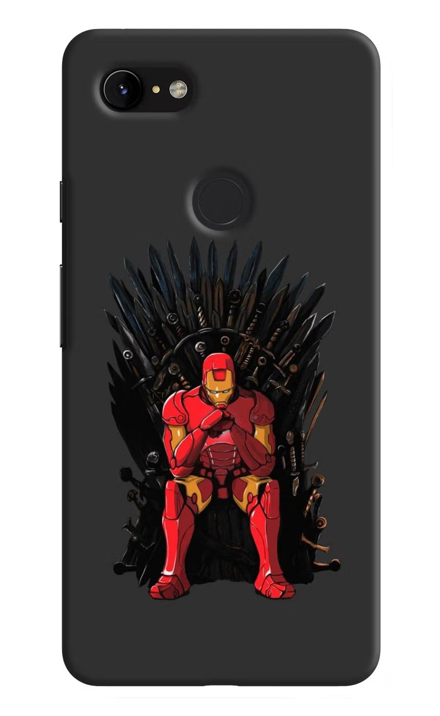 Ironman Throne Google Pixel 3 XL Back Cover, Hard case