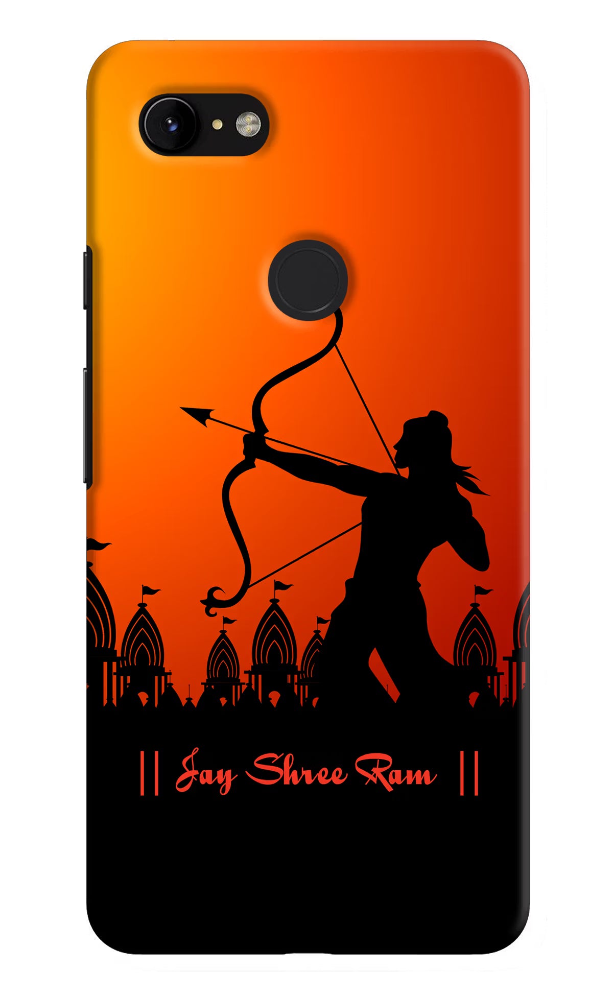 Lord Ram - 4 Google Pixel 3 XL Hard Case Back Cover by Casekaro