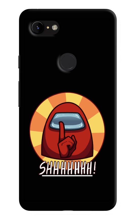 Among Us Shhh! Google Pixel 3 XL Hard Case Back Cover by Casekaro