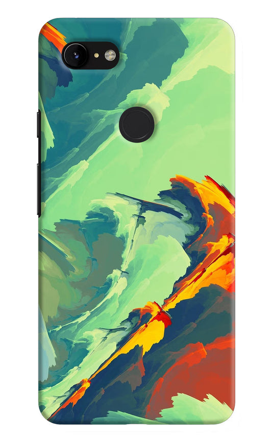 Paint Art Google Pixel 3 XL Hard Case Back Cover by Casekaro