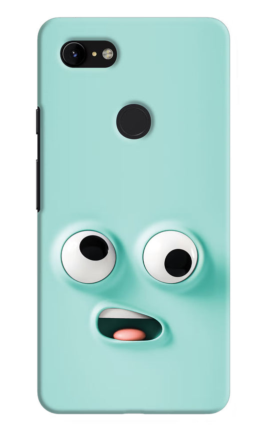 Funny Cartoon Google Pixel 3 XL Hard Case Back Cover by Casekaro
