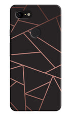 Geometric Pattern Google Pixel 3 XL Hard Case Back Cover by Casekaro